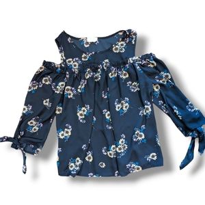 Sunflower cold shoulder top